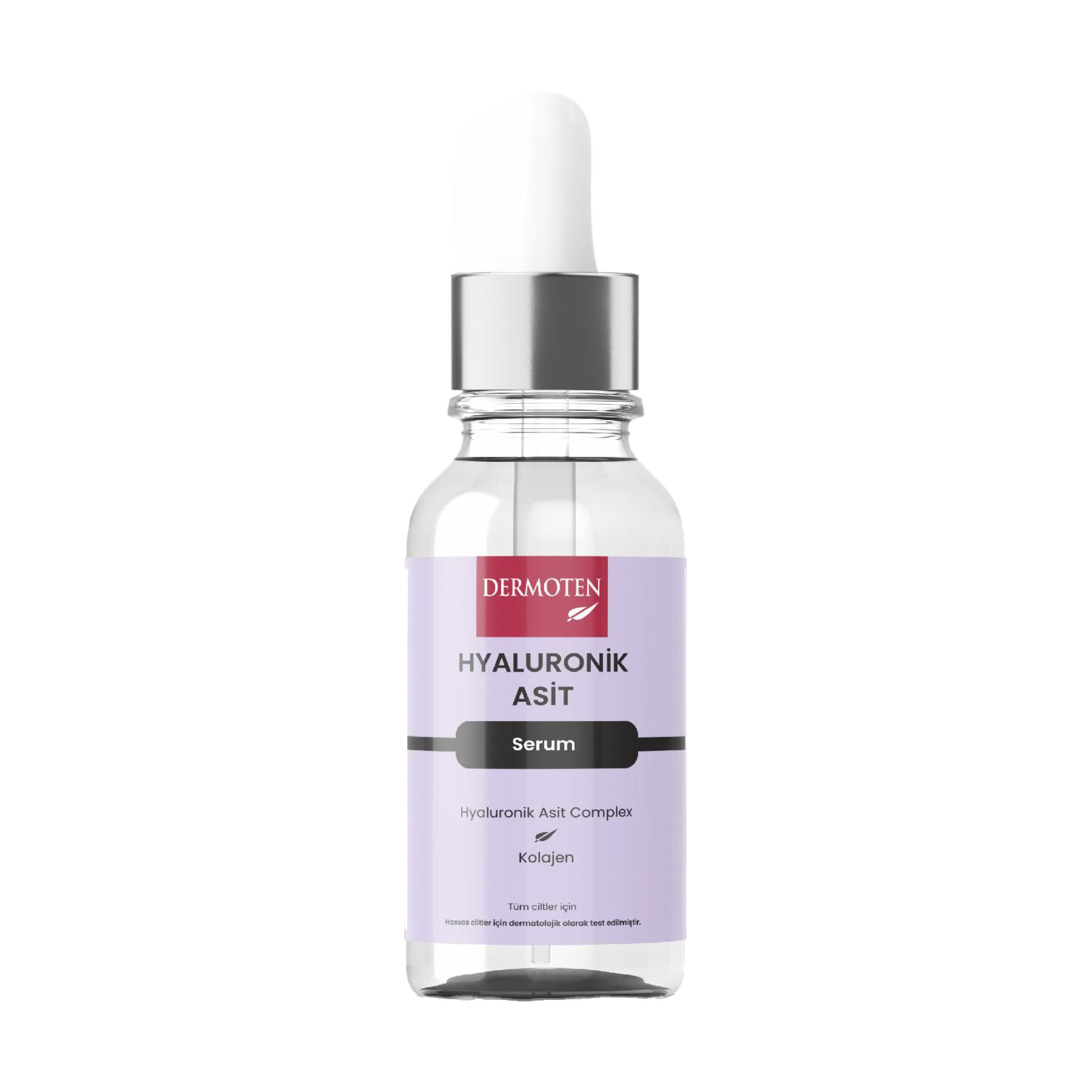 Уцінка! Зволожувальна сироватка для обличчя Dermoten Hyaluronic Acid Serum з гіалуроновою кислотою, 30 мл